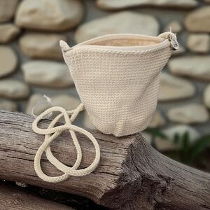 The Sak Cream Crochet Bucket Bag
